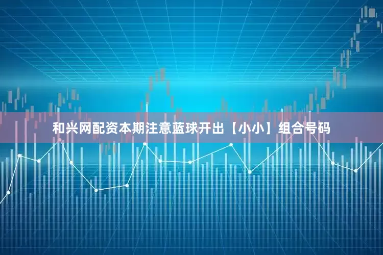 和兴网配资本期注意蓝球开出【小小】组合号码