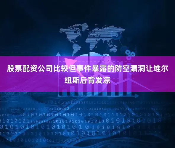 股票配资公司比较但事件暴露的防空漏洞让维尔纽斯后背发凉
